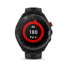 Garmin Approach S70 - Black Ceramic Bezel with Black Silicone Band-Enhanced golf course maps allow you to see intricate details with the ability to pan and zoom for narrowing in on your target distance