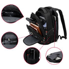 Swissdigital Neptune Backpack with SD Finder-INTEGRATED USB CHARGING PORT - Equipped with a USB charging port with integrated cable design, offering quick access to charge your electronic devices such as smartphones, tablets, kindles and all other USB devices on the go while using them at the same time.