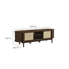 Modway Reid 61" TV Stand - Walnut-Laminate Finish