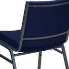 Flash Furniture HERCULES Series Heavy Duty Stack Chair - Navy Blue Dot Fabric-.625" Thick Plywood Seat