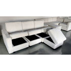 Brassex Lotus Modular Storage Sectional - Beige-Plush seating
