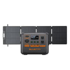 Bluetti Premium AC50P 504Wh Portable Power Station and SP200L Solar Panel-Multiple Charging Methods: Power up to 6 devices with 1 x wireless charging pad, 1 x AC outlet, 2, x USB-C outlets, 1 x USB-A outlet and 1 x car port.