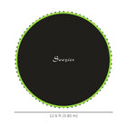 Soozier Trampoline Replacement Mat with 8 Rows of Stitching - Fits 14ft Trampoline - Green-Eight rows of heavy stitching for a greater weight capacity without wearing out