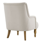Modway Ellington Fabric Upholstered Accent Armchair - Salt-Non-Marking Floor Glides