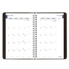 Blueline 13 Months Weekly/Monthly Academic Planner - July to July - 8" H x 5" W - Black - Bilingual-Monthly planner before each month