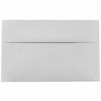 JAM Paper A10 Passport Invitation Envelopes - 6" x 9.5" - Granite Silver Recycled - 25 Pack-Colour: Granite 