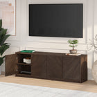 Hudson&Canal Renad TV Stand for TV's up to 78" - Alder Brown-Product Dimensions: 15.5" L x 69.63" W x 24" H