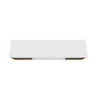 Manhattan Comfort Bradley 62.99" Mid-Century Modern TV Stand - White and Rustic Brown-14.17" L x 62.99" W x 26.57" H