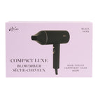 Aria Compact Luxe Hair Dryer - Black-Cool Shot Function: Includes a dedicated cool shot button to lock in your style by sealing the hair cuticle and adding extra shine after drying
