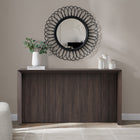 Hudson&Canal Piedmont 56"W Console Table - Alder Brown-Features easy assembly