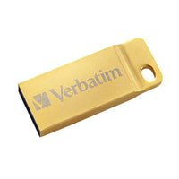 Verbatim Metal Executive 16 GB USB 3.0 Flash Drive - Gold-16GB capacity