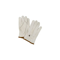 Zenith Safety Standard Quality Grain Cowhide Ropers Glove, Medium, Grain Cowhide Palm - 12 Pack-Inner Lining Unlined