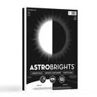 Astrobrights 65lb Cover Paper - 8.5" W x 11" H - Black White 2-Colour - 100 Sheets (91647)-Basis Weight: 65 lb./176 gsm