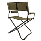 My Home My Living Outdoor Director's Chairs - Green - 2 Pack-Sturdy black powder coated steel frames. Weather resistant.