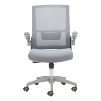 Zuo Pater Office Chair - Grey-Breathable mesh fabric