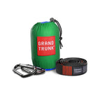Grand Trunk Double Deluxe Hammock with Straps - Blue/Green-Includes 2 nautical-grade carabiners