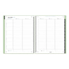 Five Star Academic Paper Scapes Weekly/Monthly Planner - 11" x 9" - Beach - Bilingual-Page size: 11" H x 8-1/2" W