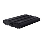 Samsung - T7 4TB USB 3.2 Gen. 2 Shield Portable SSD - Black-Compatible with a range of host devices (Macs, PCs, Android devices, gaming consoles)