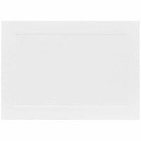 JAM Paper Blank Flat Note Cards - 4Bar A1 Size - 3-1/2" x 4-7/8" - White Panel - 100 Pack-Color: White Panel Blank Note Cards