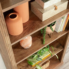 Sauder Arch 5-Shelf Bookcase - Sindoori Mango-Clear instructions: With illustrated instructions and labeled parts, you'll set it up quickly and easily