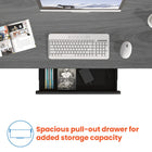 Motionwise M2 Series 48"W Electric Sit-Stand Desk with Dual Motors and Pull-Out Drawer - Rustic Grey-Hassle-Free Packaging: The Motionwise desk ships in a single box, simplifying both delivery and assembly, so you can start using it right away. No more waiting or shipping hassles!