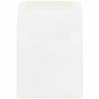 JAM Paper Square Invitation Envelopes - 4.5" x 4.5" - White - 50 Pack (439911145I)-Size: 4 1/2 x 4 1/2 inches