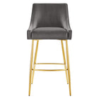 Modway Discern Bar Stools - Gray - Set of 2-Bar Stool Weight Capacity: 330 lb