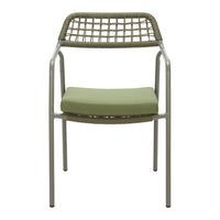 Zuo Rio Dining Chair - Green - Set of 2-Removable and washable cushion cover