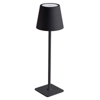Xtricity Lucie Portable LED Touch Table Lamp - Black-Metal and acrylic lamp body for durability and modern style