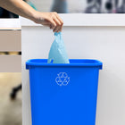 Storex 26 L Recycling Bin - 14-1/2" L x 10-1/2" W x 15" H-6