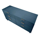 Manhattan Comfort Granville Modern Chest and Double Dresser Set - Midnight Blue-10