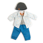 Miniland Doll Clothes - Fits 15" Dolls - Mild Weather Outfit-Promotes physical and health development through the exercise of fine motor and personal care skills