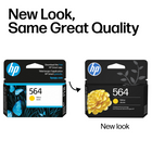 HP 564 Yellow Original Ink Cartridge (CB320WN)-HP Printer compatibility: HP Deskjet 3520, 3521, 3522, 3526. HP Officejet 4610, 4620, 4622. HP Photosmart 5510s, 5520, 5525, 6510, 6512, 6515, 6520, 6525, 7510, 7515, 7520, 7525, B8550, C6340, C6350, D7560, C510, B209, B210, C309, C310, C410.
