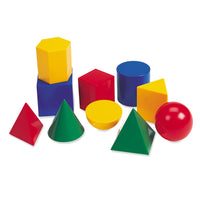 Learning Resources Large Geometric Plastic Shapes - 10 Pieces -Age group and grade: Ages 5+ years and grades K - 5th
