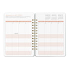 Orange Circle Studio Fruit & Flora Do It All Weekly/Monthly Planner - 5.75" x 8.25" - Assorted Colours - English-Weekly and monthly planner pages.