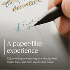 reMarkable Paper Pro Move + Marker Plus-The built-in reading light subtly illuminates the display without causing eye strain