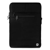 Vangoddy Hydei 13" Laptop Case and Padded Messenger Bag - Black-Universal compatibility with devices from 11.6 to 13.3 inches including MacBook Pro