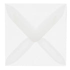 JAM Paper Square Translucent Vellum Invitation Envelopes - 3.125" x 3.125" - Clear - 25 Pack (2851291)-Clear translucent vellum envelope