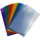 JAM Paper Plastic Sleeves - Legal Size - 9" x 14 1/2" - Assorted Colours - 12 Pack-Plastic Sleeves are great for holding, protecting, and organizing important documents, job tickets & orders, invoices and more!