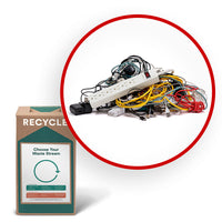 TerraCycle Power Strips and Cords Zero Waste Box - 10" x 10" x 18" - Small-Use this box to recycle any power strips and chords