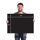 Royal Brites Foam Board - 20" x 30" - Black-Works great with markers, inks, glues, and paints