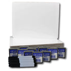 Flipside Products Dry Erase Board 9" x 12" + Pen + Student Eraser Set, 12 Sets-Economical, unframed plain dry erase board, pen, and eraser set