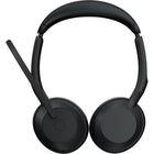 Jabra Evolve2 55 Link380c USB-C Stereo Wireless Headset with Stand - Unified-Stereo Design with Foam Cushions