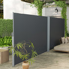 Outsunny Patio Retractable Double Side Awning - Charcoal Grey-UV30+ resistance protects from harmful ultraviolet rays
