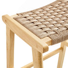 Modway Saoirse Woven Rope Wood Bar Stool - Natural Natural - Set of 2-9