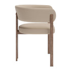 Zuo Ruge Dining Chair - Beige - Set of 2-Dimensions: 22.0" L x 25.0" W x 28.0" H