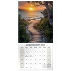 Mead 2027 Decorative Wall Calendar - 12" x 12" - Nature Path - Bilingual-Covers a 16 month calendar period to support long term planning needs