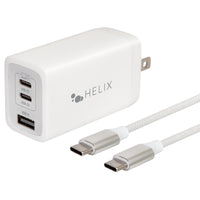 Helix 67W USB-C Laptop charger with 6' USB-C Cable-67W Power Delivery