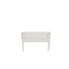 Backyard Lifestyles Footrest - White-The Beauty of Wood Without the Maintenance.