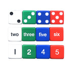 Koplow Games Number Dice Set - 12 Dice Per Pack - 6 Pack-Enhances reading skills and show the relationship between pictorial, symbolic, and vocable